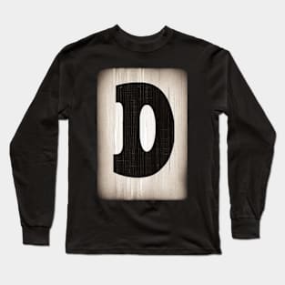 letter D Long Sleeve T-Shirt